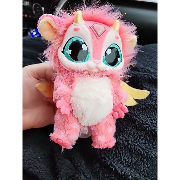 Collectible Magic Mixies Interactive Pink Plush Mixie Only Tested Works 7” Tall - Picture 4 of 8